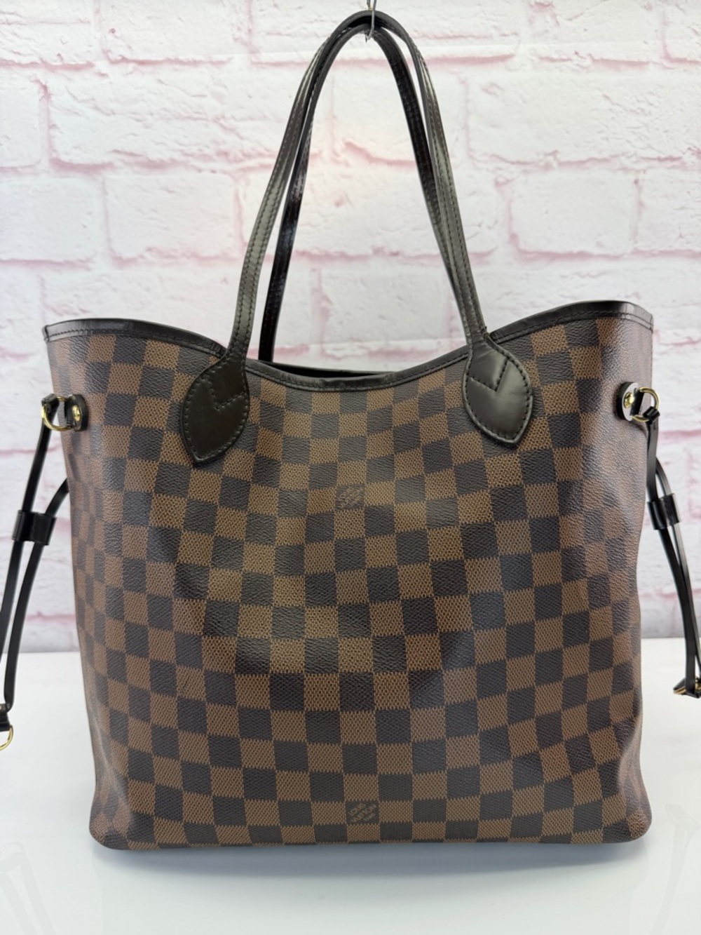 Louis Vuitton Damier Ebene Neverfull MM Tote